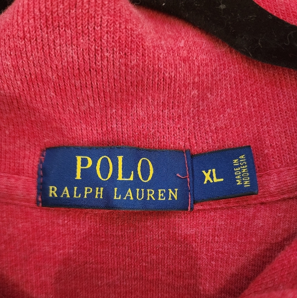 Polo Ralph Lauren Men's Red Zip-Up Sweater - Picture 6 of 10